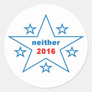 Noch nicht im Jahr 2016 Runder Aufkleber