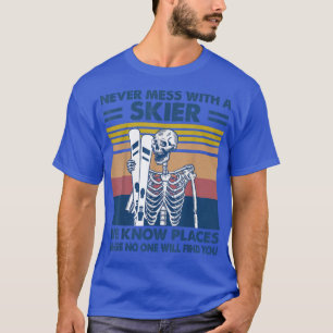 Noch nie mit einem Skifahrer durcheinander, wissen T-Shirt