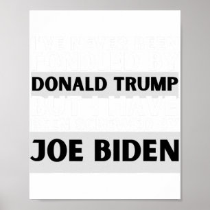 Noch nie von Donald Trump betrogen, aber geschrump Poster