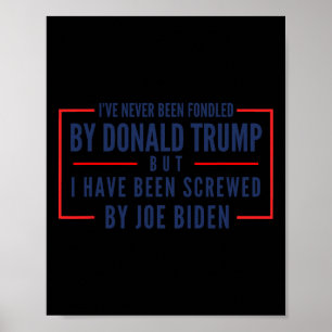 Noch nie von Donald Trump betrogen, aber geschrump Poster