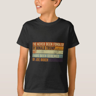Noch nie von Donald Trump unterstützt, aber Joe Bi T-Shirt