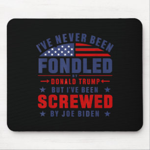 Noch nie war Trump Pro Präsident Donald Trum Fondl Mousepad