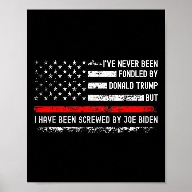 Noch nie wurden Fondled von Donald Tr. Poster (Vorne)