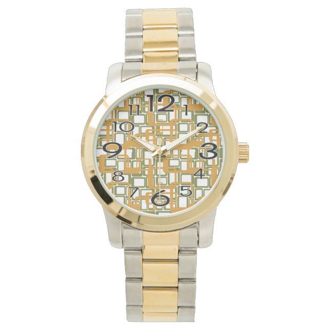 Noch offenere moderne Rechtecke des Mittelalters Armbanduhr (Vorderseite)