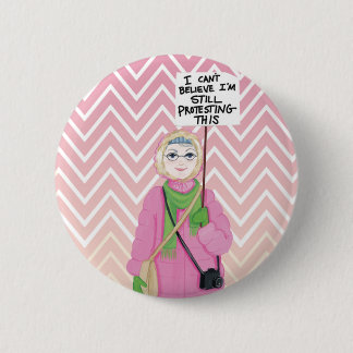 Noch protestierend button