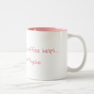 Noch psychische Kaffee-Tasse Zweifarbige Tasse