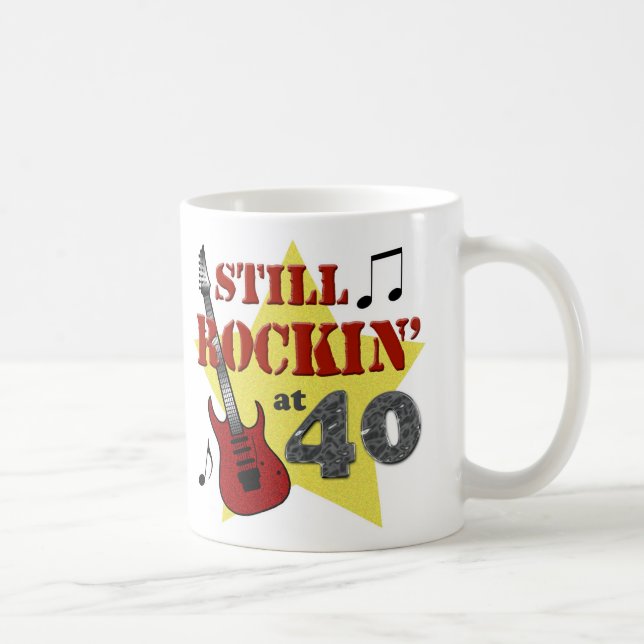 Noch Rockin bei 40 Kaffeetasse (Rechts)