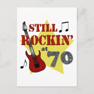 Noch Rockin bei 70 Postkarte