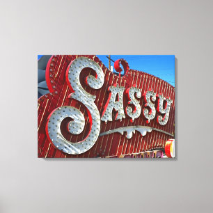 Noch Sassy 1980 Leinwanddruck