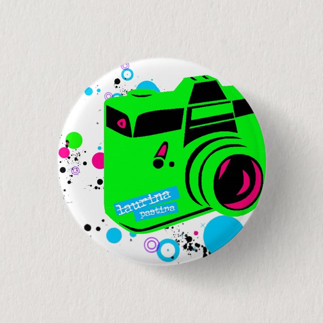 noch sich entwickelndes Button (Vorderseite)