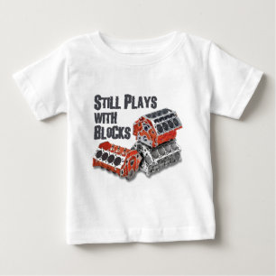 Noch Spiele mit Blöcken Baby T-shirt