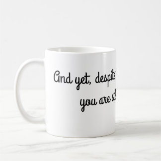 Noch, sprechend mit mir kaffeetasse