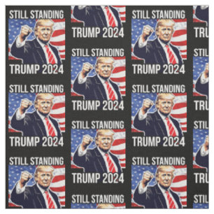 Noch Stehender Donald Trump 2024 - Faustpumpe Amer Stoff