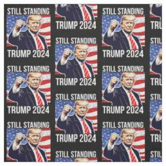 Noch Stehender Donald Trump 2024 - Faustpumpe Amer Stoff