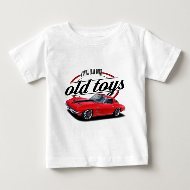 Noch Stücke mit Corvettes Baby T-shirt (Vorderseite)