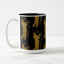 Noch Swingin' Golfer 70 bis 79 Zweifarbige Tasse