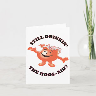 Noch trinken' der Kool-Hilfsaufkleber Karte