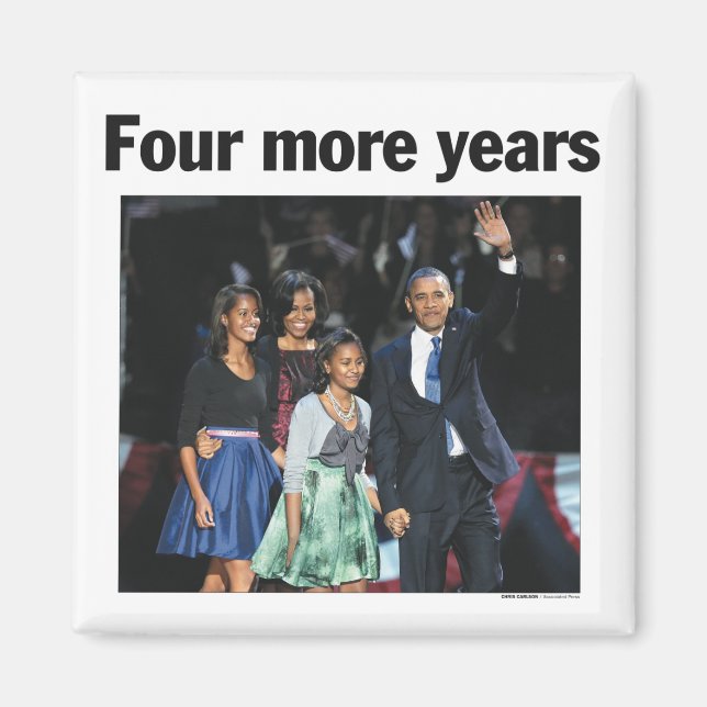 Noch vier Jahre Obama-Magnet Magnet (Vorne)