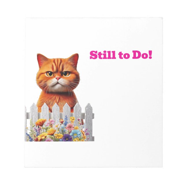 Noch zu tun - Erinnerung Notizblock (Vorderseite)