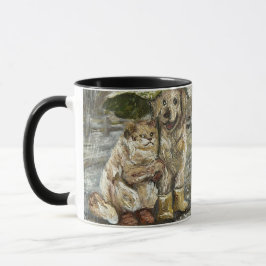 Noch zusammen Whimsical Farmhouse-Tiere Regen Tasse