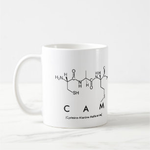 Nockenpeptid-Namen-Tasse Kaffeetasse
