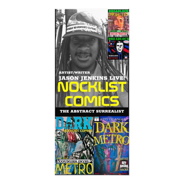 NOCKLIST-COMICEN WERBEKARTE (Vorne)