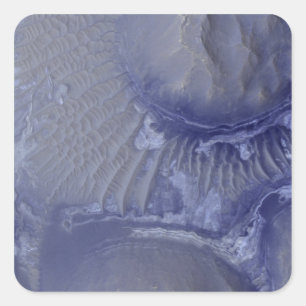 Noctis Labyrinthus formation in Mars Quadratischer Aufkleber