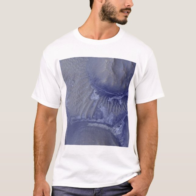 Noctis Labyrinthus formation in Mars T-Shirt (Vorderseite)