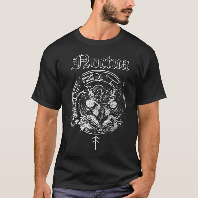 Noctua - Occult Streetwear Design T-Shirt (Vorderseite)