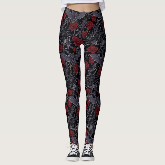 Nocturnal Bloom Leggings (Vorderseite)