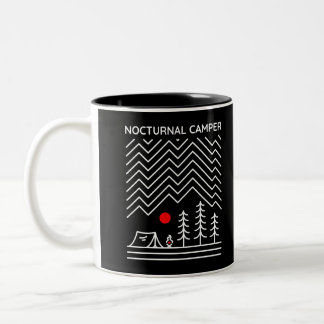 Nocturnal Camper 3 Zweifarbige Tasse