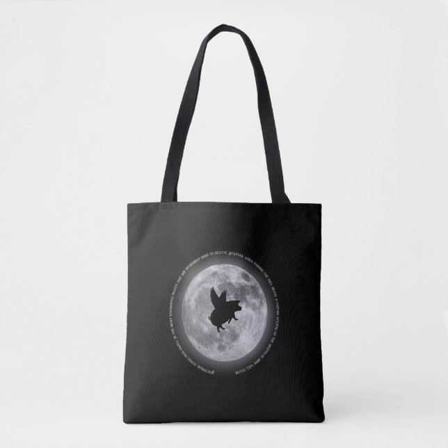 Nocturnal fliegende Schweine Tasche (Vorderseite)