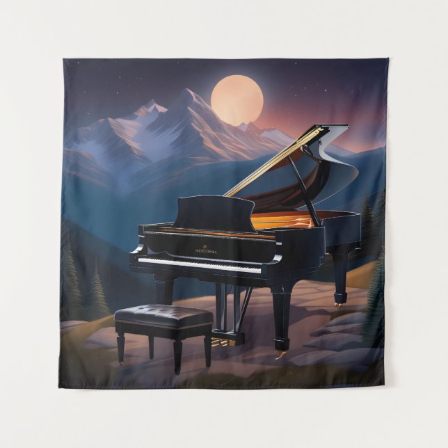 Nocturnal Prelude #3 Wandteppich (Vorderseite)