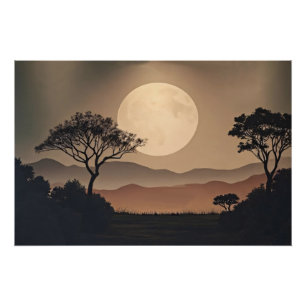 Nocturnal Serenity Poster