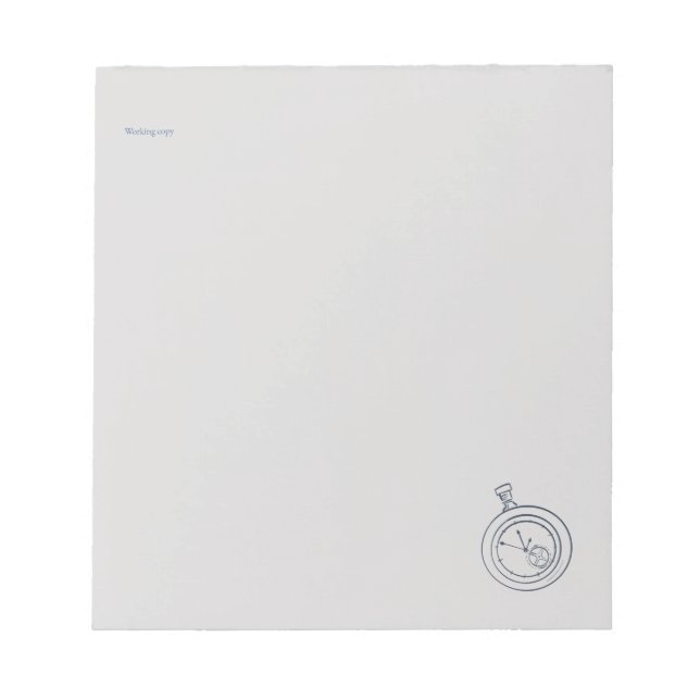 Nocturnal Study dark academia Pocket Watch    Notizblock (Vorderseite)