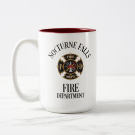 Nocturne Falls Fire Department Tasse