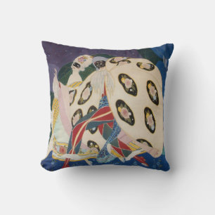 NOCTURNE MIT MASKEN / Art Déco Venezianische Masqu Kissen
