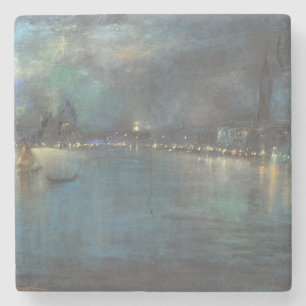 Nocturne von Venedig (von Glenn Cooper Henshaw) Steinuntersetzer