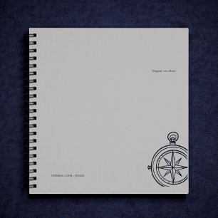 Nocturnes Studium dunkle Akademie Kompass Notizbuch