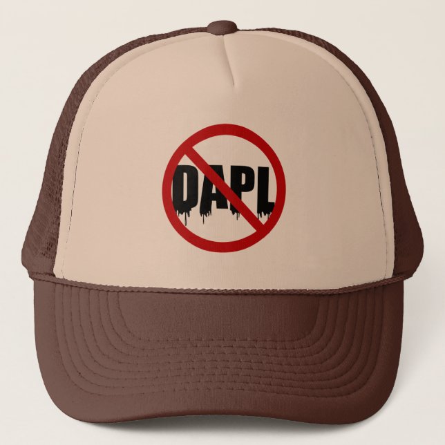 #NoDAPL Truckerkappe (Vorderseite)