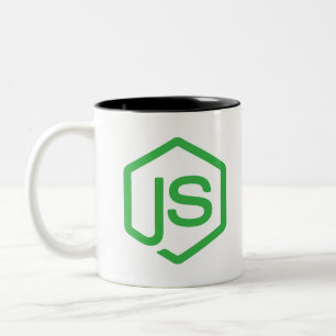 Nodejs Logo Javascript-Web-Entwickler Zweifarbige Tasse