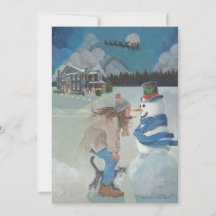 Noël à Harlysville Carte de remerciements