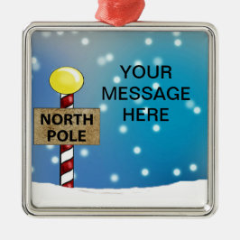Noël à la décoration en céramique du pôle Nord