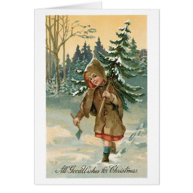 Noël à l'ancienne, sapin de Noël (Devant)