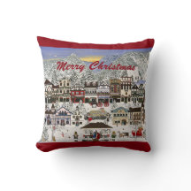 Noël à Leavenworth Washington Coussin