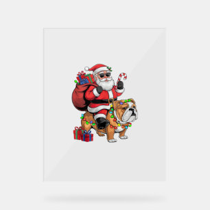 Noël à l'éclairage de Noël Père Noël équitation Bu