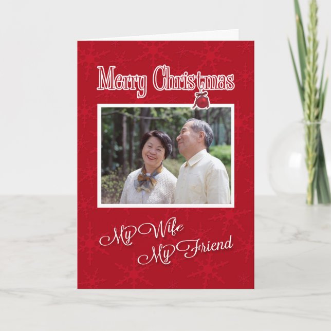 Noël à ma femme - modèle Carte photo (Devant)