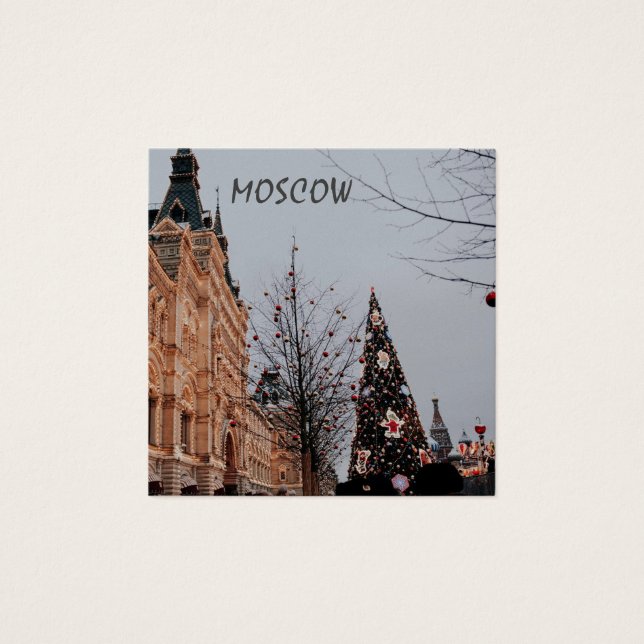 Noël à Moscou (Devant)