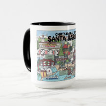 Noël à Père Noël Barbara Mug