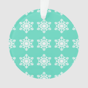 Noël à Tiffanys Aqua Blue Snowflakes